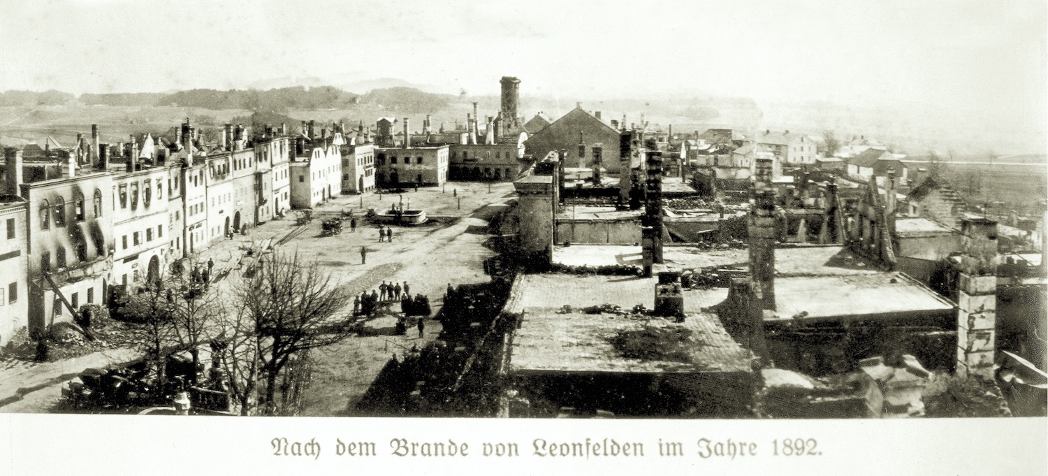 1892: market fire in Bad Leonfelden