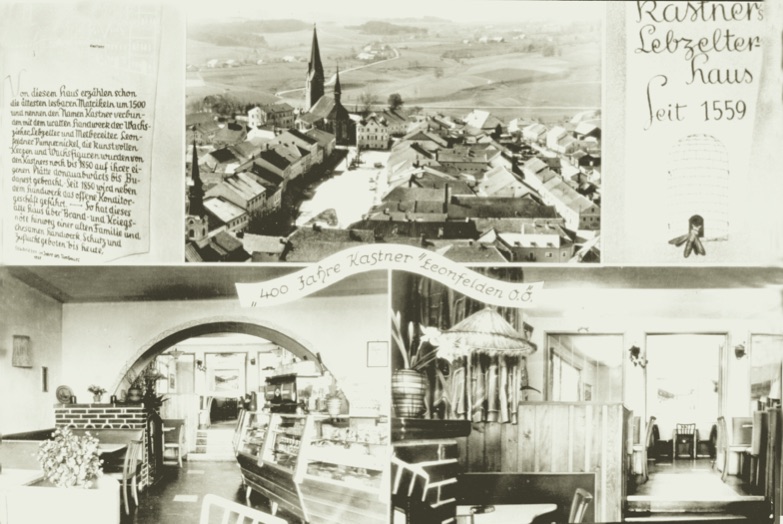 1957: Reconstruction of the Café pastry shop on the town square