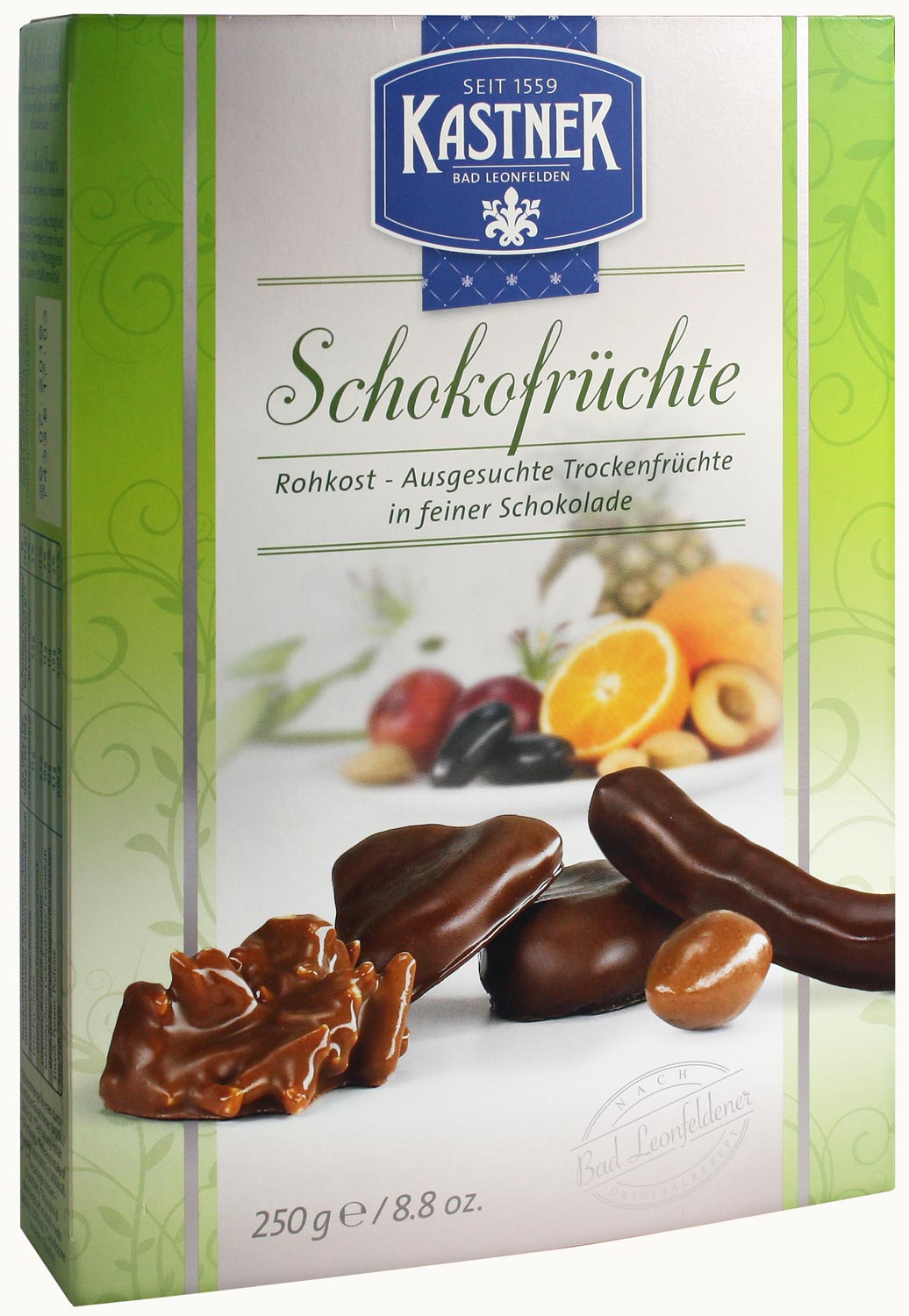 Confiserie, Schokofrüchte