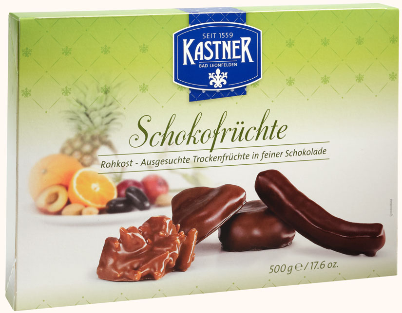 Confiserie, Schokofrüchte